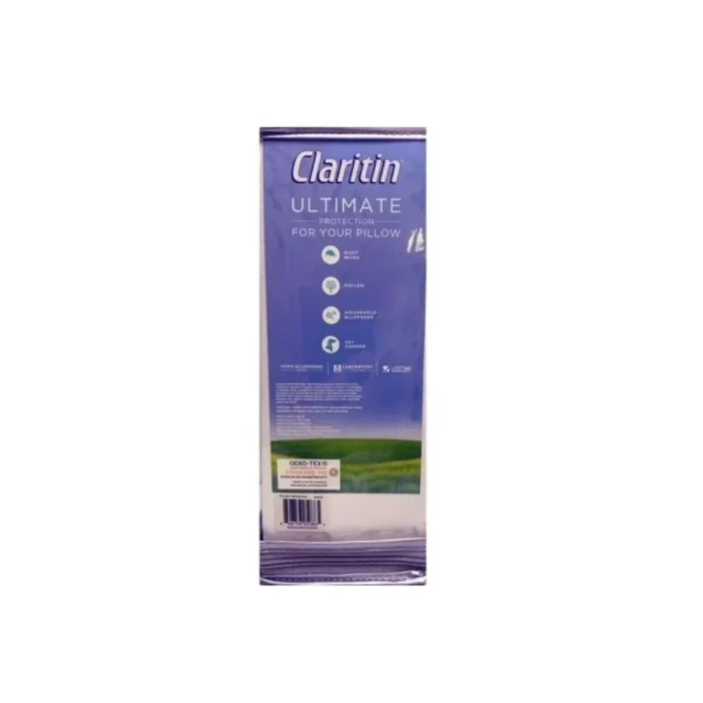 Claritin 100% Cotton Zippered Pillow Protector King 20